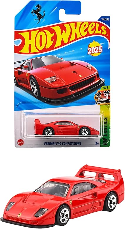 ホットウィール FERRARI F40 COMPETIZIONE ×２ FERRARI F40 COMPETIZIONEのレビュー！40周年記念フェラーリの